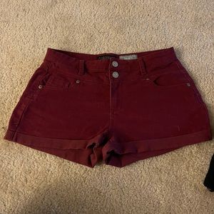 Maroon shorts never worn